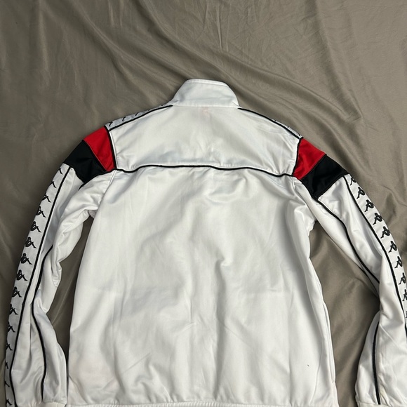 Kappa Jacket White & Red VINTAGE MEDIUM - Picture 3 of 7